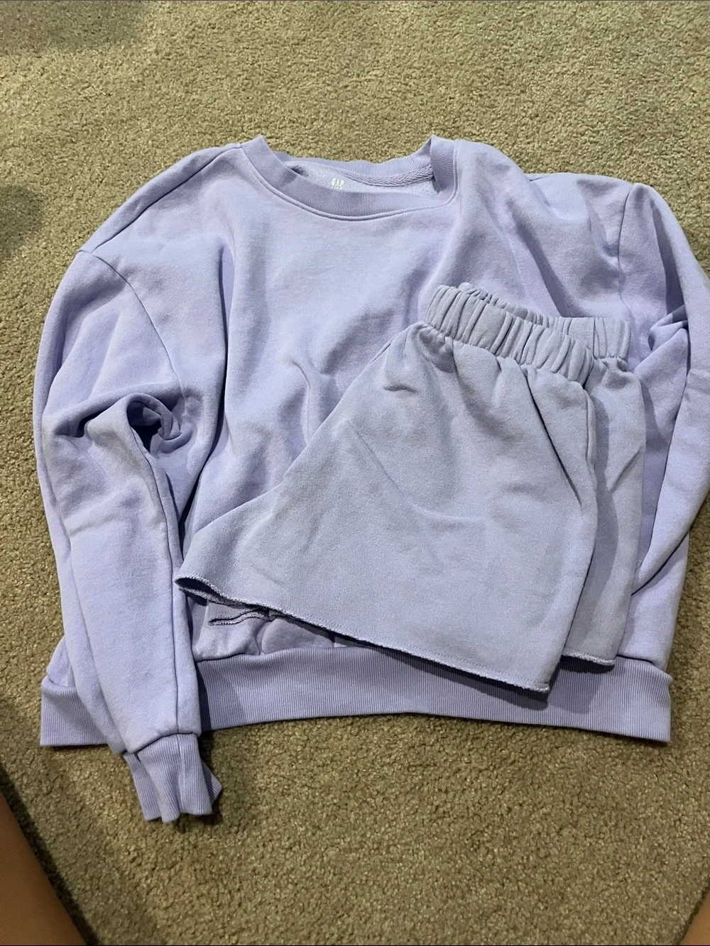 GAP Lilac Kids Sweatshirt and Skort Set